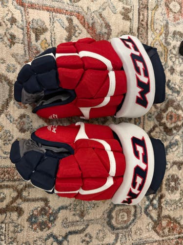 Washington Capitals CCM Gloves 15" Pro Stock