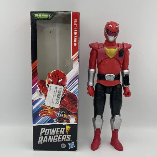 Power Rangers Beast Morphers Beast-X Red Ranger 2020 12" Hasbro Toy Figure