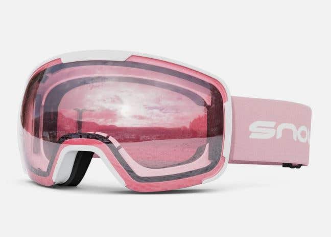Snower Ski Snowboard OTG Goggles White Frame Pink (New) 805810