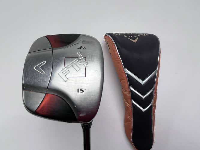Callaway FT-i Squareway 3 Fairway Wood 15* Fujikura Fit On M Regular RH