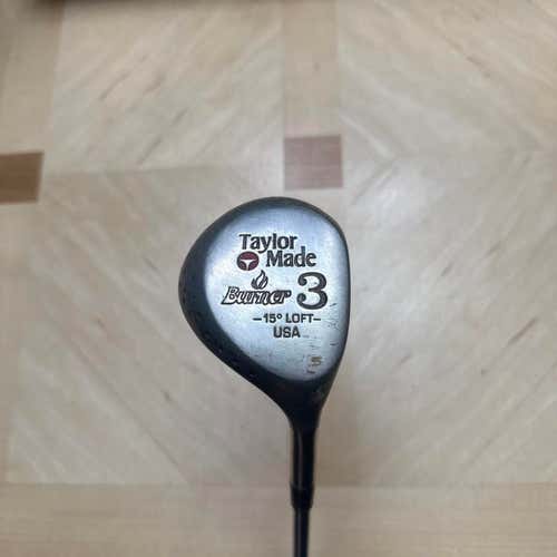 TaylorMade Burner 3 Wood — 15° Loft, Right-Handed, Classic USA Fairway Wood, Excellent Condition