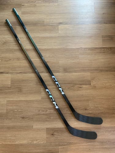 2-Pack Pro Stock CCM Ribcor Trigger 10 Pro Left Hand Hockey Stick P90TM 70 Flex