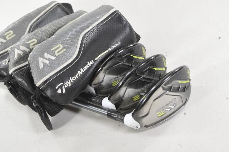 TaylorMade M2 Rescue 2017 3, 4, 5 Hybrid Set Stiff Flex Reax 75 Graphite #220523