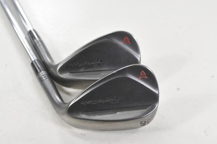 TaylorMade Milled Grind 2 Black 56*, 60* Wedge Set DG S200 Stiff Steel # 220592