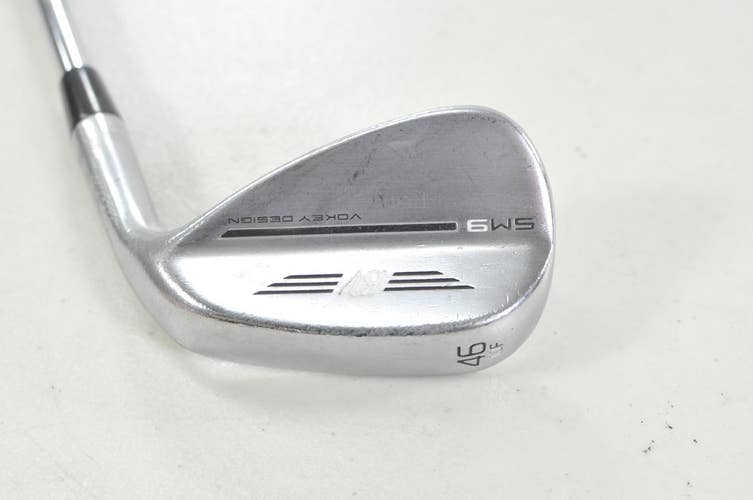 Titleist Vokey SM9 Tour Chrome 46*-10F Wedge Right BV Wedge Flex Steel # 220598