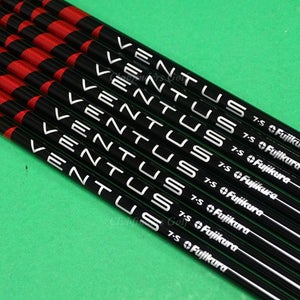 Fujikura Ventus Red 7-S .370 Stiff 41.5" Graphite Iron/Hybrid Shafts SET OF 8