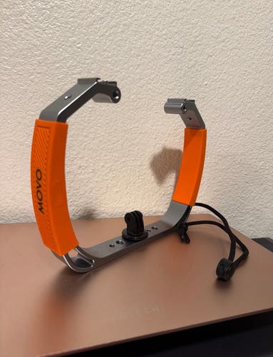 Movo DiveRig5 Underwater Video/Photo Diving Camera Rig for Scuba and Snorkeling, New never used,