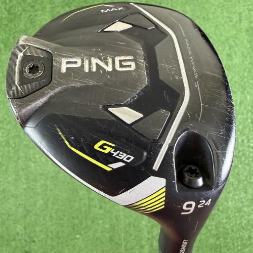 Ping G430 Max 9 Fairway Wood 24 Alta CB 65g Senior SR Flex Graphite Right Handed