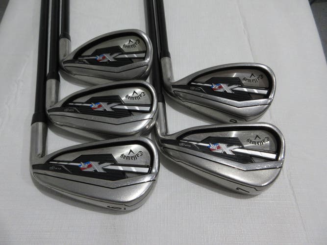 Callaway XR Iron Set - 6-PW, AW - Regular Graphite - No 9-iron