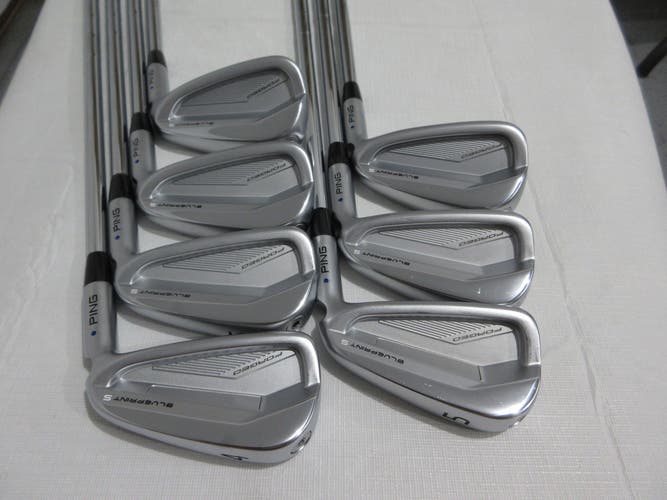 Ping Blueprint S Forged Iron Set - 4-PW - Extra Stiff Steel - Blue Dot - MINT