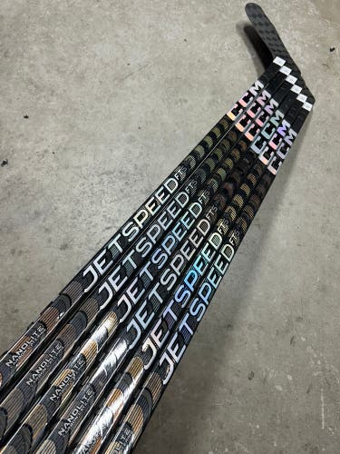 6 PACK - 85 Flex P92M Senior CCM JetSpeed FT5 Pro Left Hand Hockey Stick Pro Stock NHL (New)