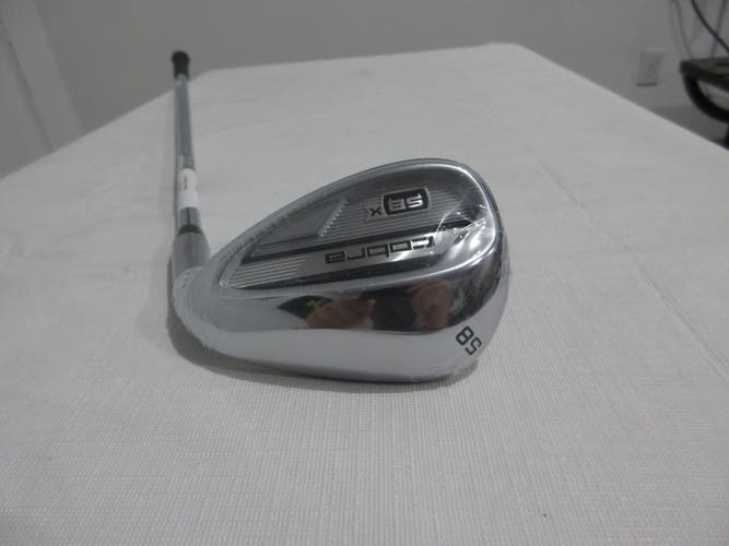Cobra King Snakebite-X Lob Wedge LW - 58* - KBS Max 80 Stiff Steel - NEW