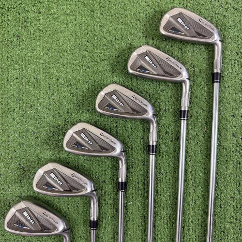READ TaylorMade SIM2 MAX Iron Set 6-PW AW KBS MAX MT 85g Stiff Flex Steel