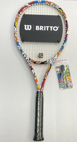 Grip Size 4 3/8 - Wilson v.2 Clash 100 - BRITTO Camo 2.0