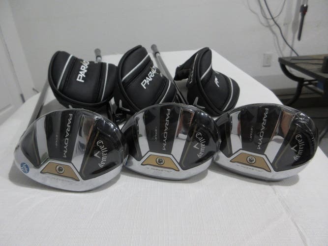 Callaway Paradym Star Hybrid Set - 5H - 6H - 7H - Ladies Flex Graphite - NEW