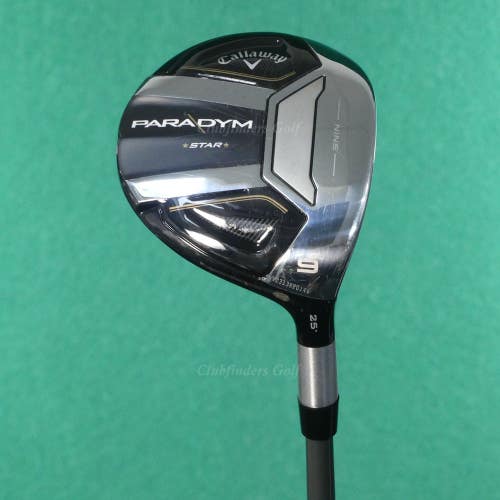 Callaway Paradym Star Fairway 25 9 Wood DENALI 50G 5.5 Graphite Regular w/ HC