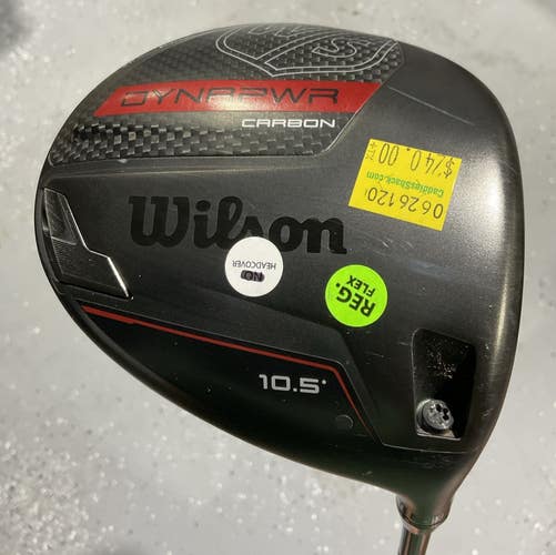 Wilson DYNAPWR CARBON 10.5 Driver 45" FUJIKURA VENTUS 6-R Regular Flex USED