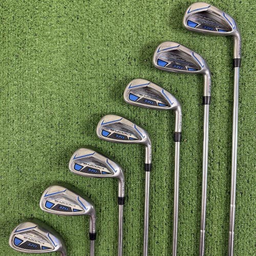 Tour Edge Bazooka 370 Golf Iron Set 5-PW SW True Temper Steel Shafts -1 Short