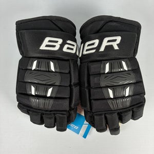 New 15" Bauer Pro Series Hockey Gloves - Black