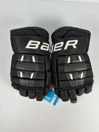 New 15" Bauer Pro Series Hockey Gloves - Black