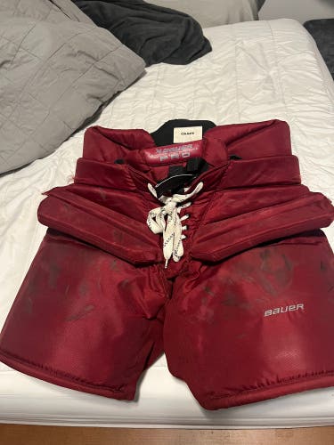 Senior Large 2025 Bauer Pro Hockey Goalie Pants Pro Stock (Used)