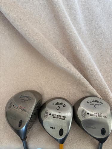 Men's Callaway Warbirds Right Handed Clubs (Full Set) Regular Flex (Used)