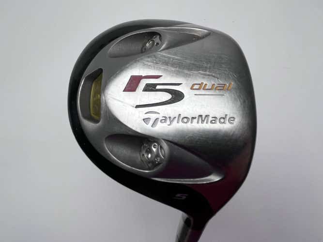 TaylorMade R5 Dual 5 Fairway Wood 18* MAS2 55g Regular Graphite Mens RH