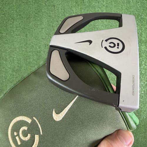 Nike iC 2020 Mallet Putter With Headcover Right Handed 34