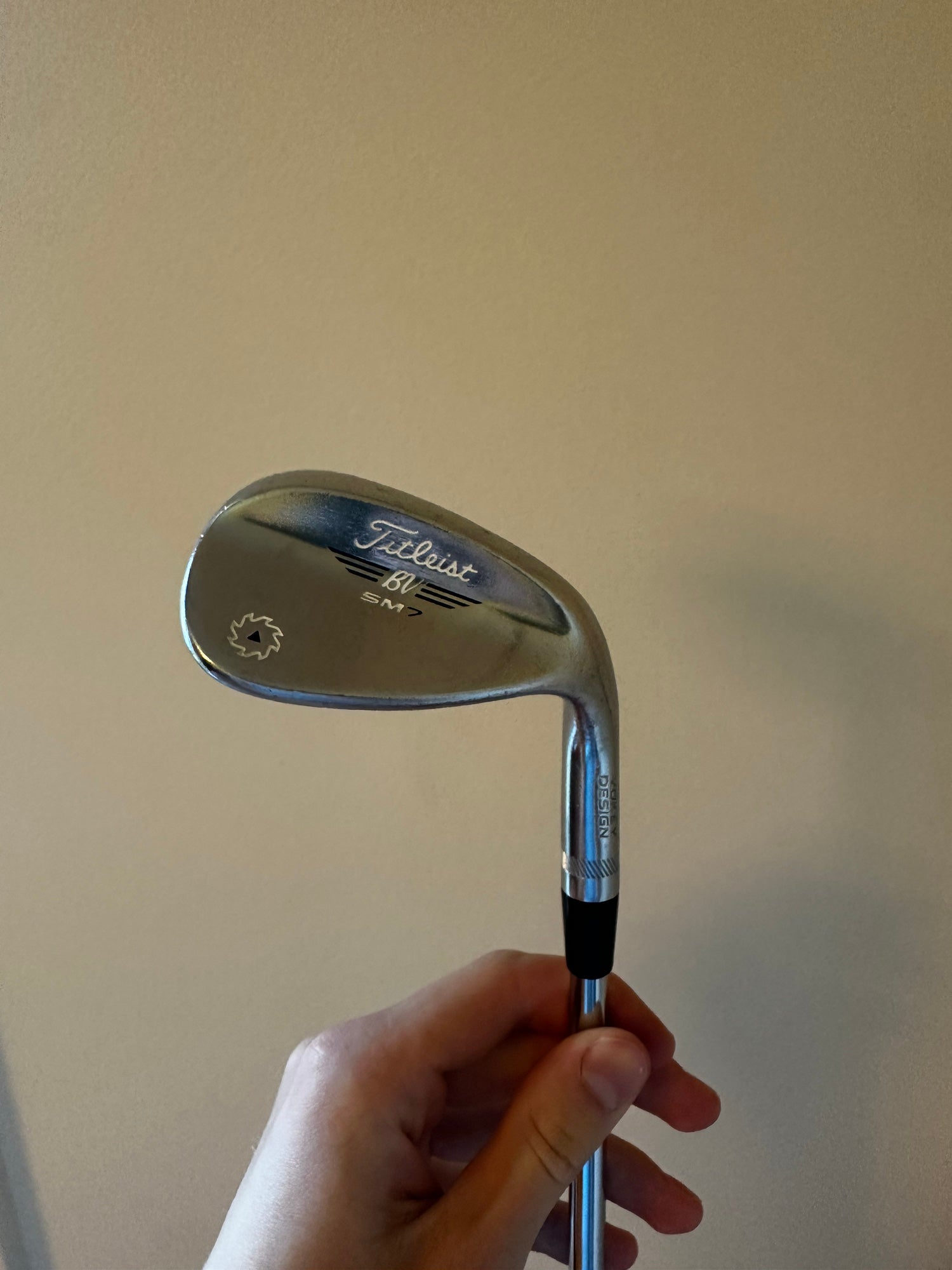 Men's Titleist Vokey SM7 Jet Black Wedge Wedge Flex 56 Degree