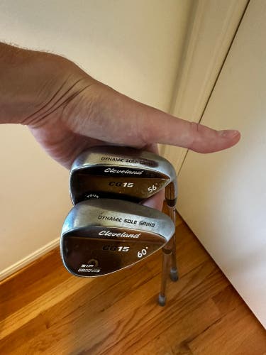Men's Cleveland CG15 Right-Handed Wedges 56, 60 Degree