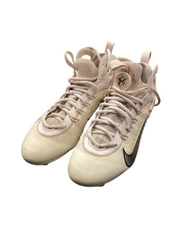 Used Nike Lax Cleats Mens White Senior 9 11846-s000106627