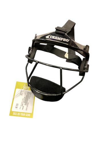 Used Champro Fastpitch Mask Bb Sb Fielders Mask Black One Size 11846-s000106625