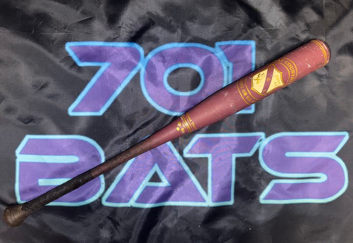 2025 Combat Maroon Members Only MFG Spec A1 Alloy BBCOR 33/30