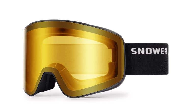 Unisex Snower Ski Snowboard Magnetic Goggles  Vlt 80% Black Frame Orange (New) 805826