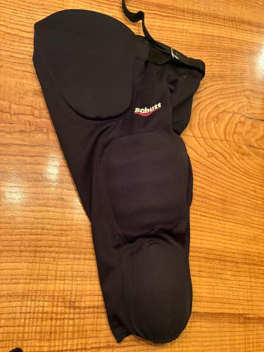 Black Youth Large Schutt Padded Game Pants (Used)