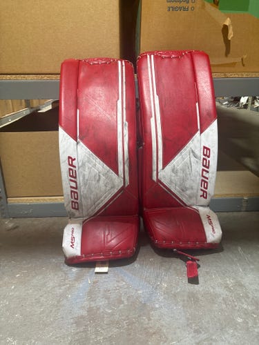Intermediate Bauer Supreme M5 Pro Goalie Leg Pads | 30" + 1"