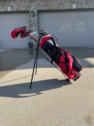 Junior 2018 Callaway XJ Series Right Handed Clubs (Full Set) Regular Flex 8 Pieces (Used)