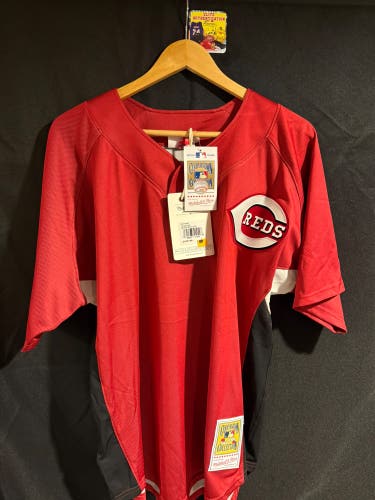 Authen Ken Griffey senior signed reds jersey