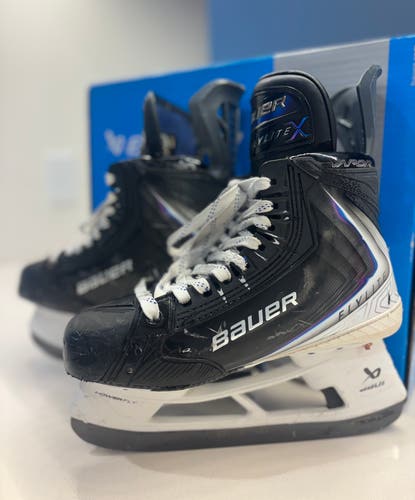 Bauer Vapor FlyLite Hockey Skates w/ FlyTi Steel - Senior 6 / Wide (Excellent Condition)