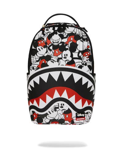 Sprayground Mickey Mouse Crammed Disney Unisex Black Shoulder Straps Bag SPR259