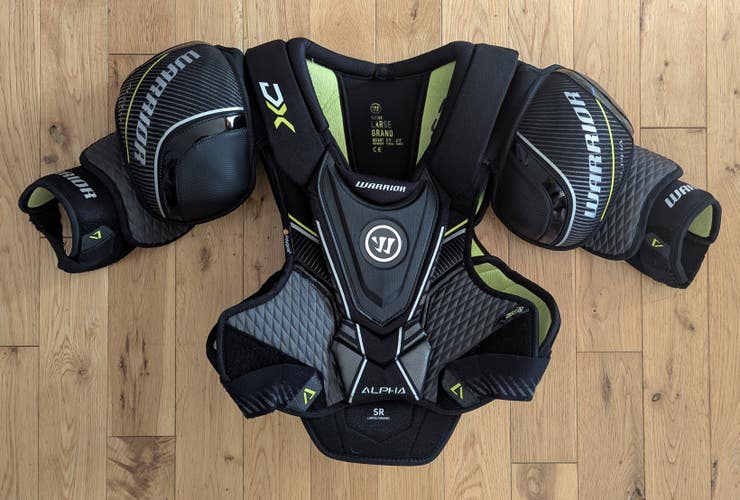 Large Senior Warrior Alpha DX Shoulder Pads (Used)