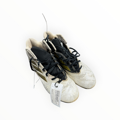 Used Adidas Adult Fb Cleats White Senior 9 11375-s000370335