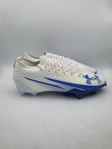 Under Armour Blur Pro ‘White Team Royal’ Football Cleats 3028220-106 Men Size 12