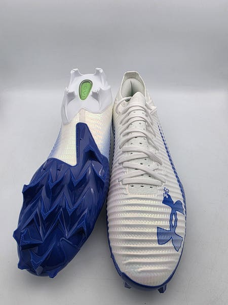 Under Armour Blur Pro 'White Team Royal' Football Cleats 3028220
