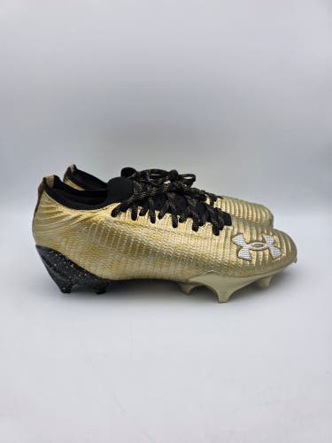 Under Armour Blur Pro Golden Child Football Cleats Men's Size 8.5 3028218-777