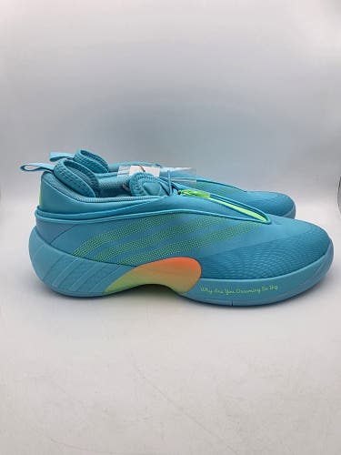 Adidas D.O.N. Issue #7 x Aliyah Boston PE 'Blue Yellow' KH9147 Mens Size 14