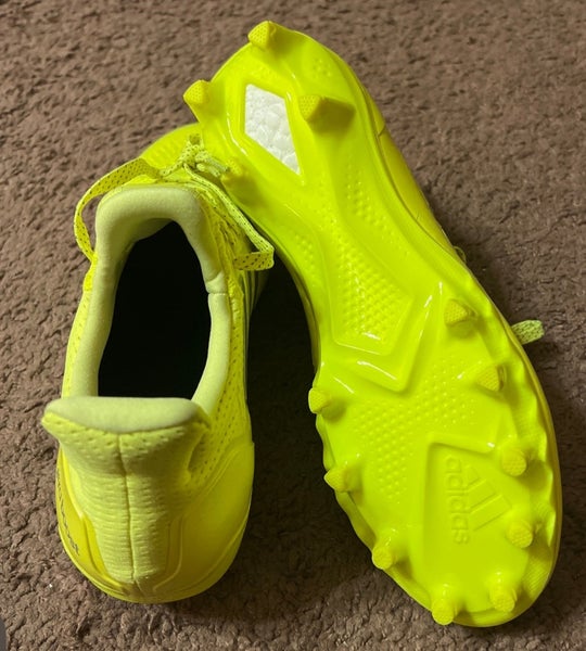 Adidas Ultraboost Football Cleats Men\'s Size 10 Solar Yellow Primeknit JP7413 Adidas Ultraboost Football Cleats Solar Yellow JP7413 Mens  main image 2
