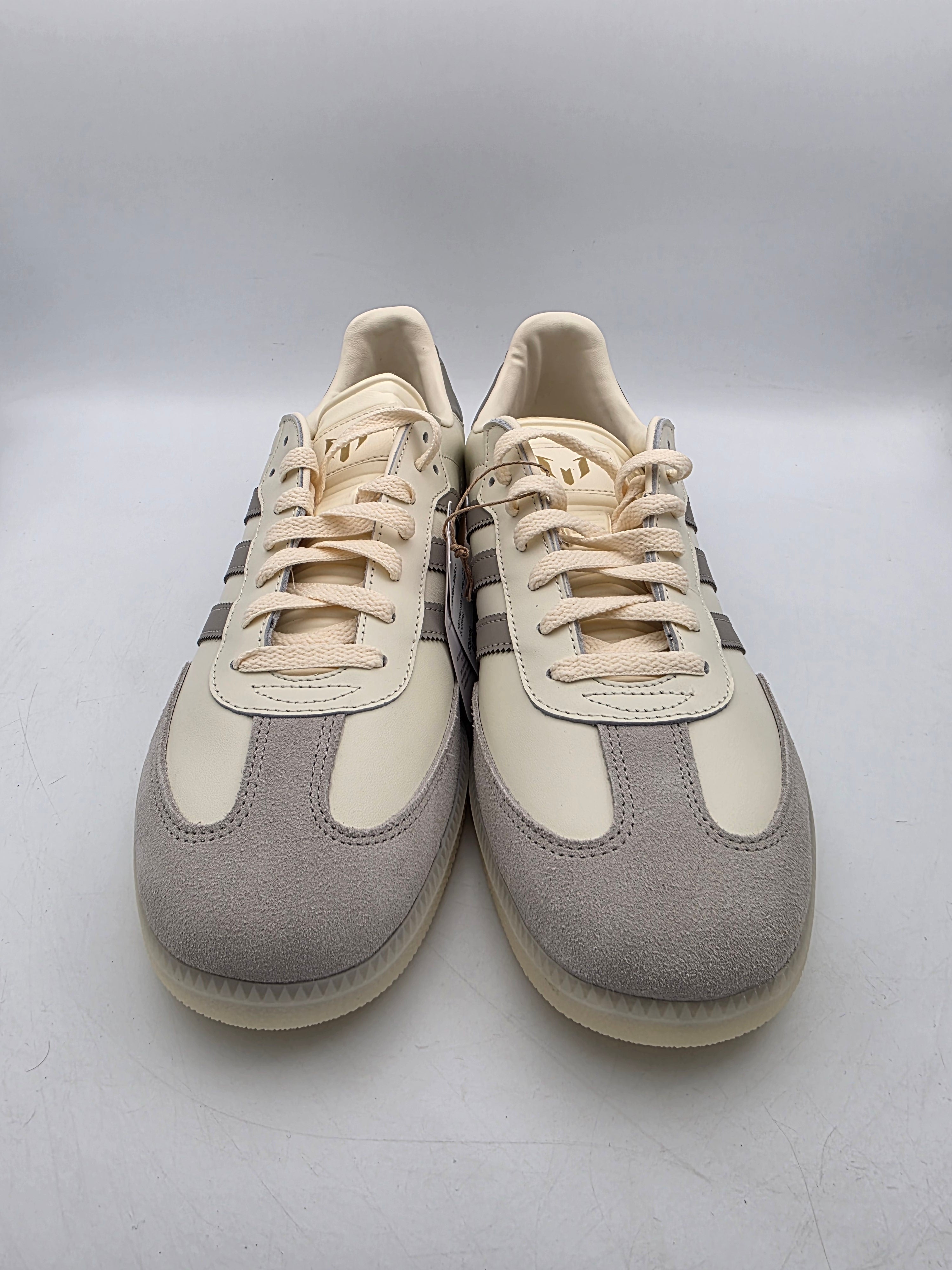 Adidas Samba Indoor x Lionel Messi Cream White Shoes JQ0266  display picture 1