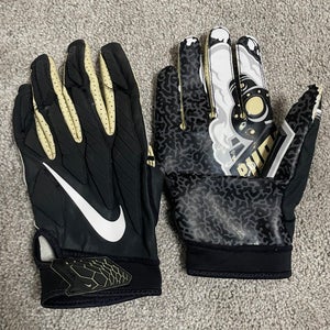 Black XXL Adult Nike Superbad 6.0 Gloves (Used)