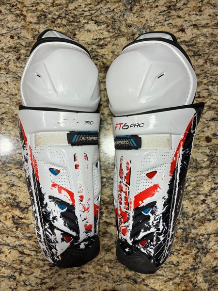 Senior CCM JetSpeed FT6 Pro 14" Shin Pads (Used)